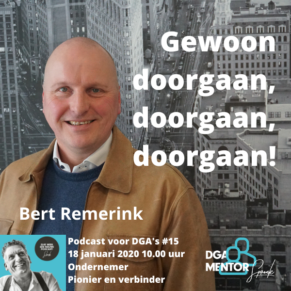 Gewoon doorgaan, doorgaan, doorgaan!